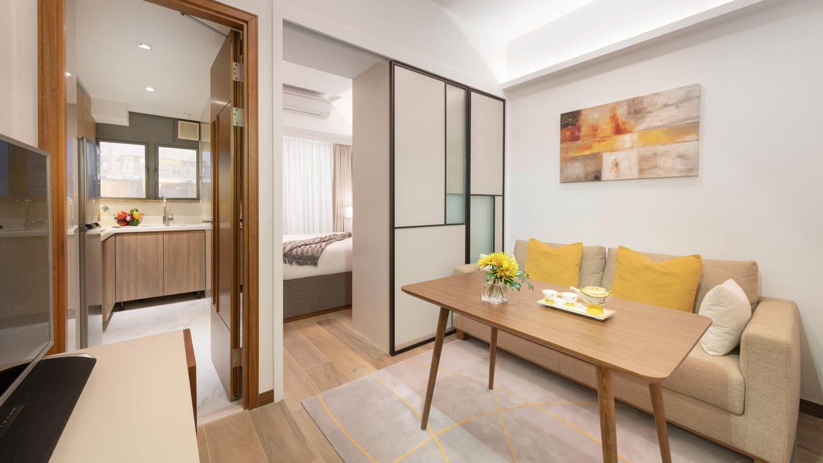 One Bedroom - Living Room - Shama Island North Hong Kong