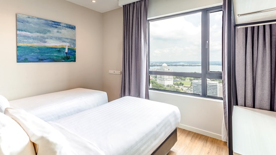Shama Suasana Johor Bahru - Executive Three Bedroom Suite Double Beds - Shama Suasana Johor Bahru