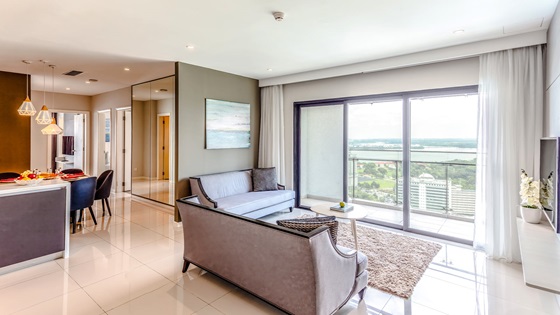 Shama Suasana Johor Bahru - Executive Three Bedroom Suite Living and Dining Area - Shama Suasana Johor Bahru