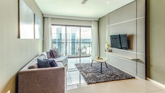 Shama Suasana Johor Bahru - Executive Two Bedroom Suite Living Area - Shama Suasana Johor Bahru