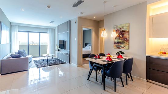 Shama Suasana Johor Bahru - One Bedroom Suite Living and Dining Area