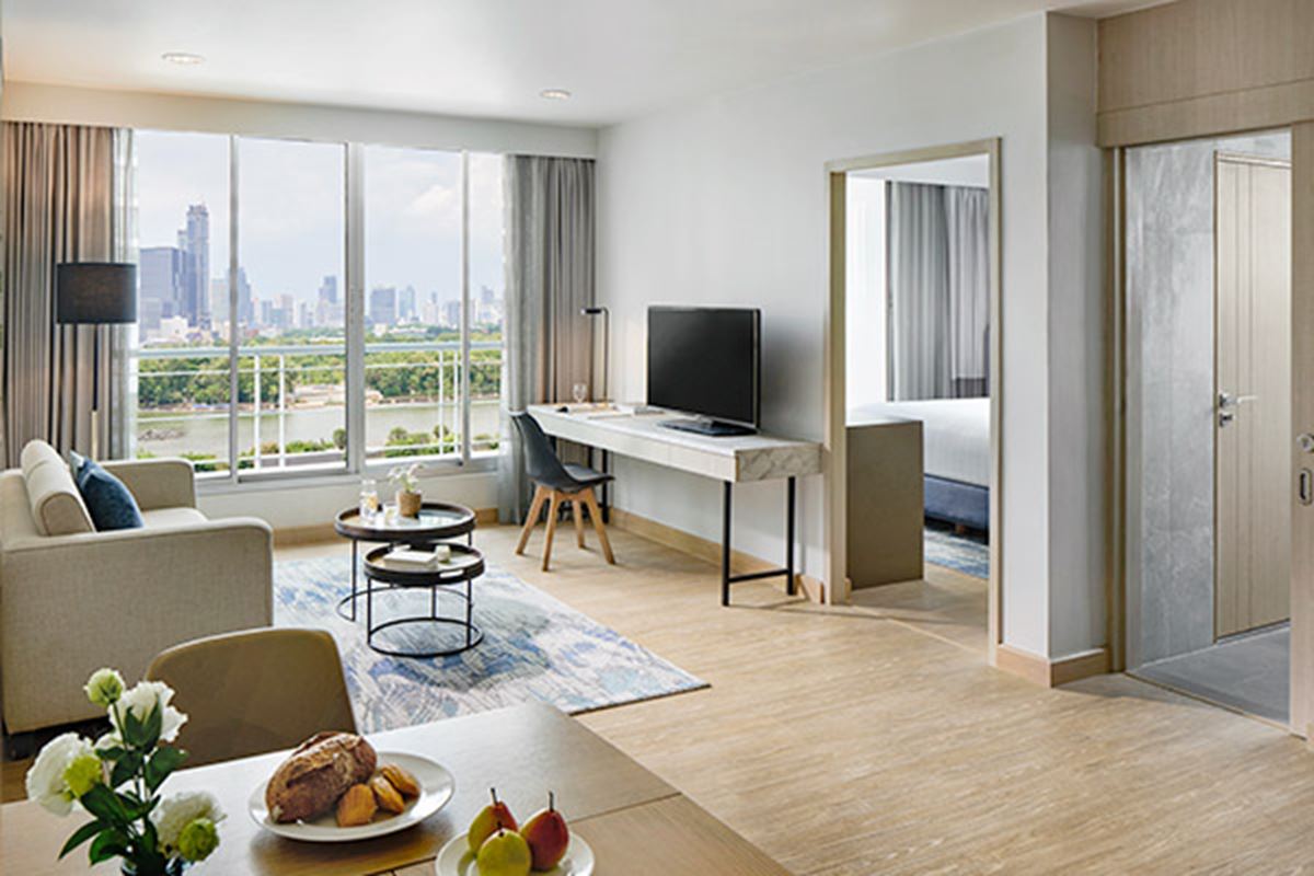 อพาร์ตเมนต์ 1 ห้องนอน เลควิว - ชามา เลควิว อโศก กรุงเทพฯ