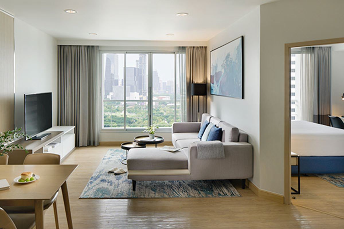 อพาร์ตเมนต์ 2 ห้องนอน เลควิว - ชามา เลควิว อโศก กรุงเทพฯ