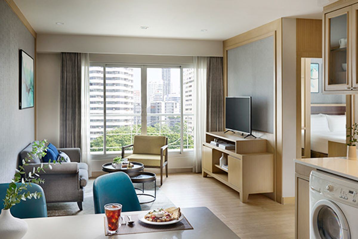 อพาร์ตเมนต์ 2 ห้องนอน - ชามา เลควิว อโศก กรุงเทพฯ