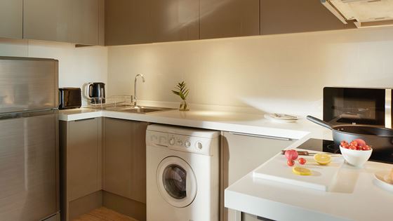 Studio Lakeview - Kitchen - Shama Lakeview Asoke Bangkok