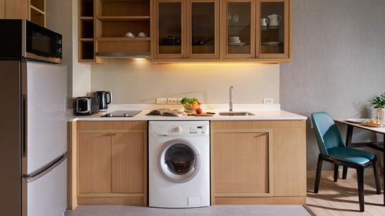 One Bedroom - Kitchen - Shama Lakeview Asoke Bangkok