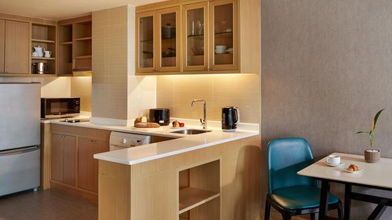 Studio Lakeview - Kitchen - Shama Lakeview Asoke Bangkok