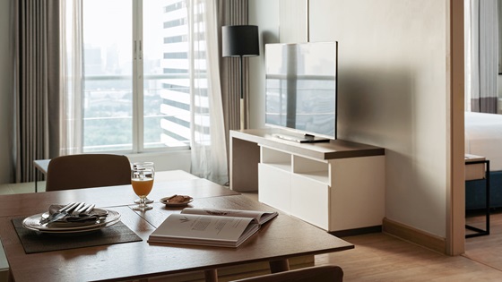 One Bedroom Lakeview - Dining - Shama Lakeview Asoke Bangkok