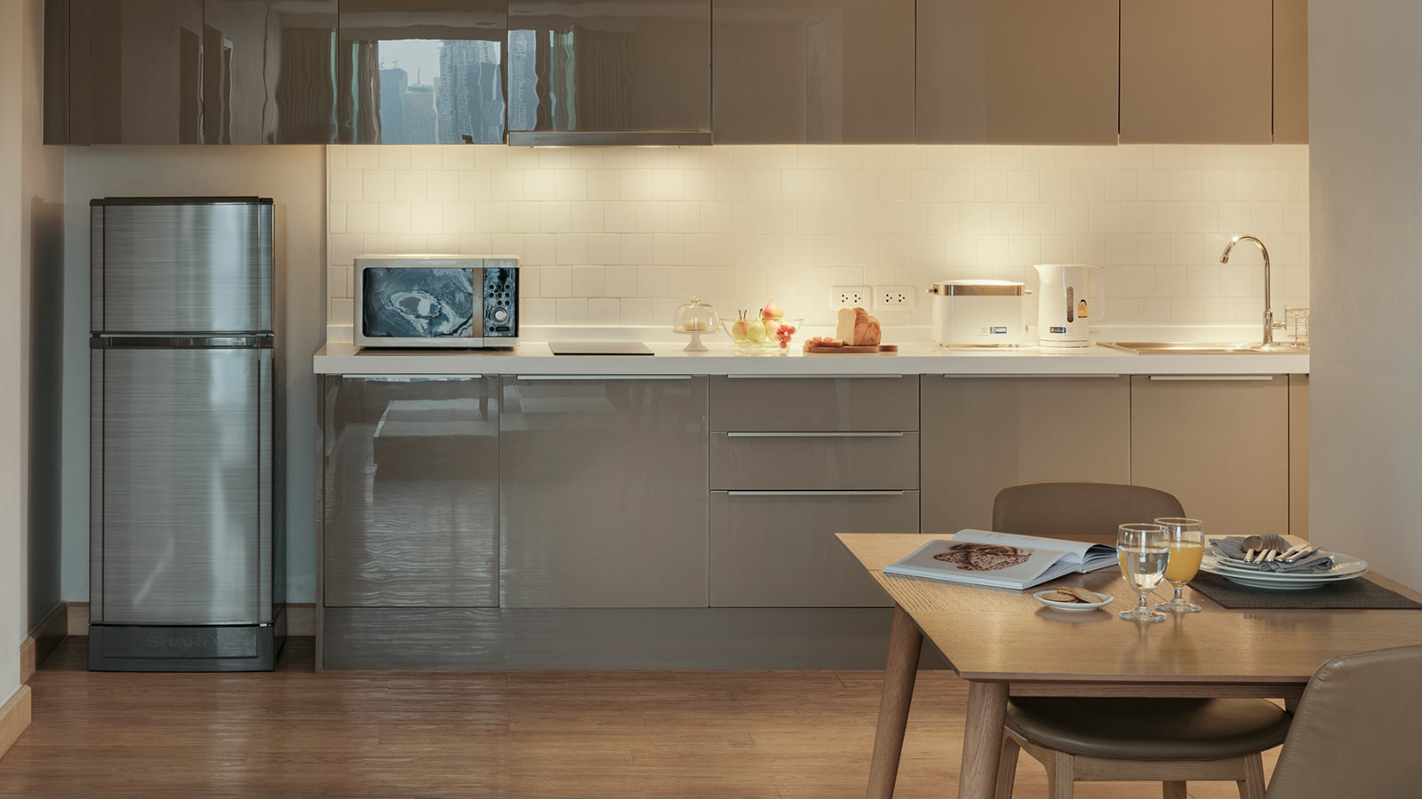 ห้องอพาร์ตเมนท์ 1 ห้องนอน เลควิว - โรงแรม ชามา เลควิว อโศก กรุงเทพ เซอร์วิส อพาร์ทเมนท์ - ชามา เลควิว อโศก กรุงเทพฯ