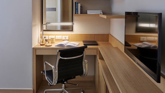 One Bedroom - Working Corner - 샤마 레이크뷰 아속 방콕
