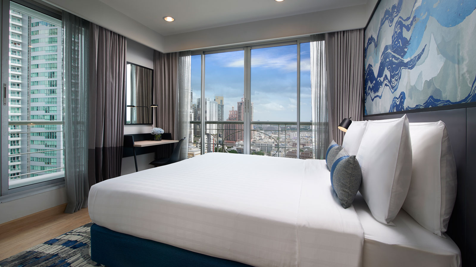 Three Bedroom Panoramic View - Secound Bedroom - 샤마 레이크뷰 아속 방콕