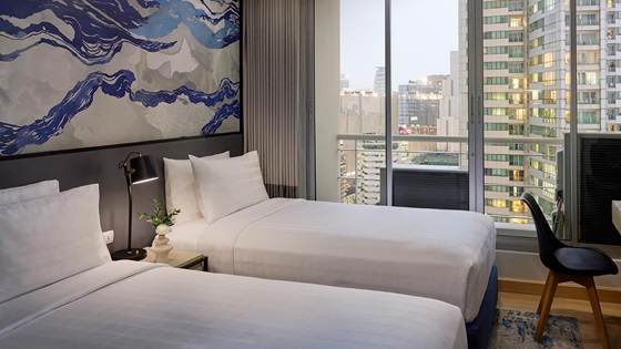 Three Bedroom Panoramic View - Second Bedroom - 샤마 레이크뷰 아속 방콕