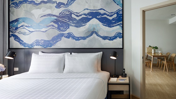 Two Bedroom Deluxe - Master Bedroom - 샤마 레이크뷰 아속 방콕