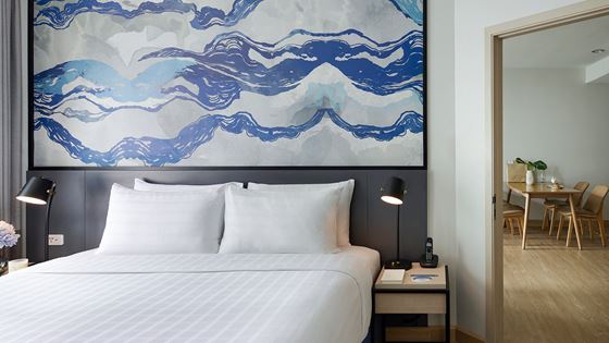 Two Bedroom Deluxe - Master Bedroom - Shama Lakeview Asoke Bangkok