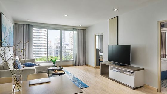 Two Bedroom - Living room - Shama Lakeview Asoke Bangkok