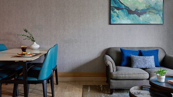 Three Bedroom - Living and Dining Area - Shama Lakeview Asoke Bangkok