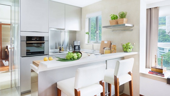 One Bedroom - Kitchen - Shama Midlevels Hong Kong