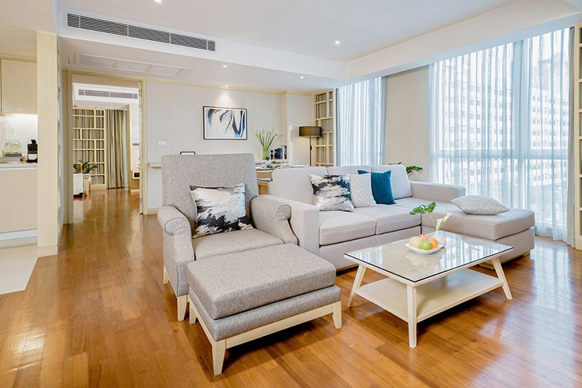 一卧室转角套房公寓 - 曼谷碧武里47莎玛服務式公寓