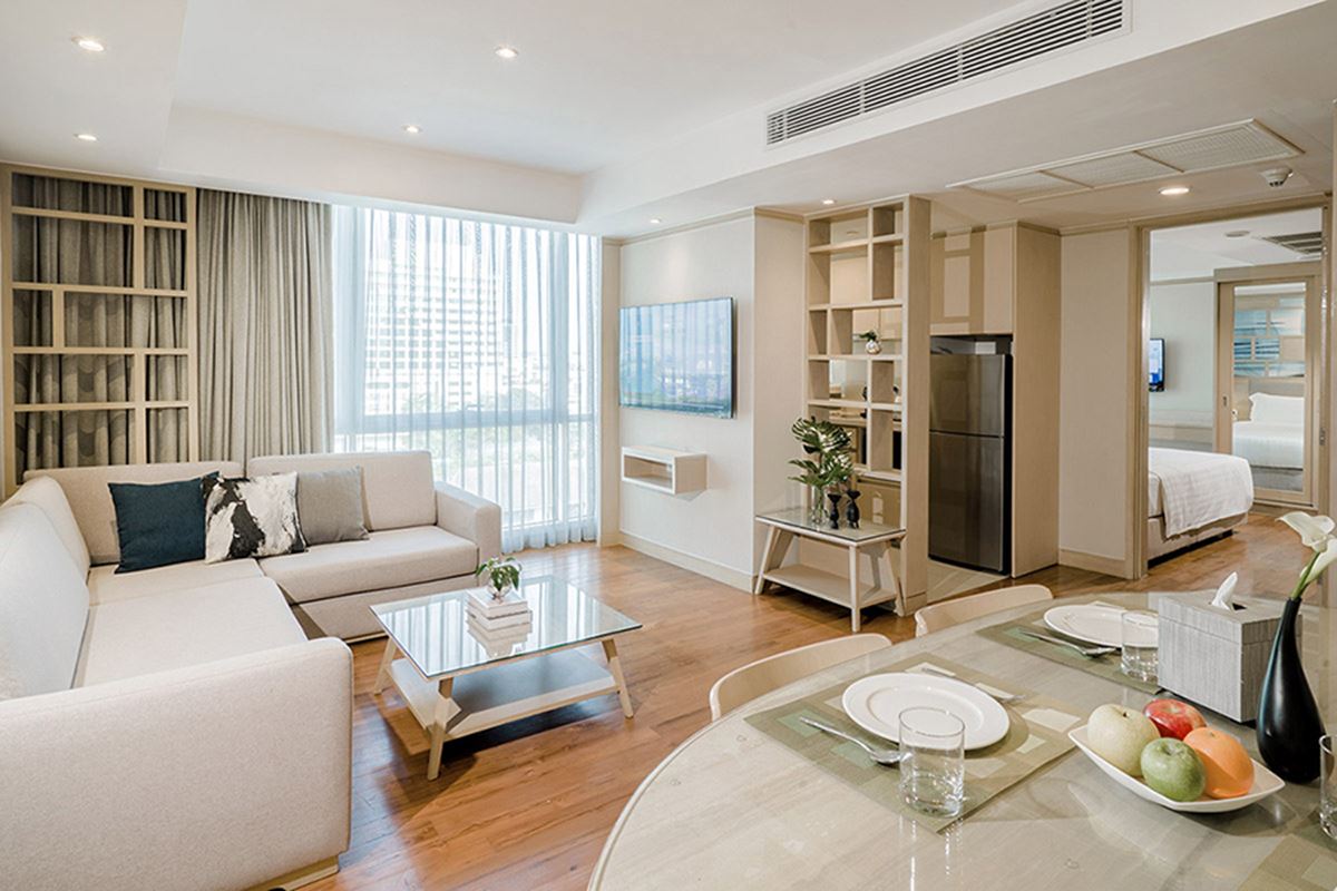 三卧室套房 - 曼谷碧武里47莎玛服務式公寓