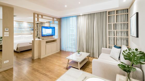 Junior Suite Living Area - Shama Petchburi 47 Bangkok