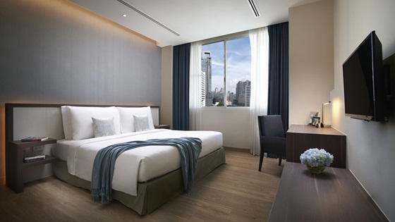 One Bedroom - Bedroom - فندق شاما سوخومفيت بانكوك