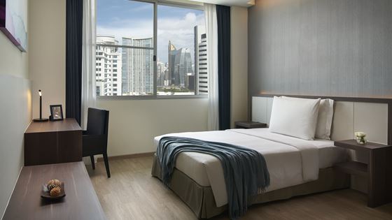 Three Bedroom Deluxe Terrace - Second Bedroom - Shama Sukhumvit Bangkok