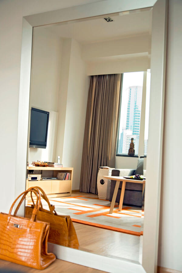 豪華一房單位的梳妝臺 - 香港莎瑪尖沙咀服務式公寓 - 香港莎瑪尖沙咀服務式公寓