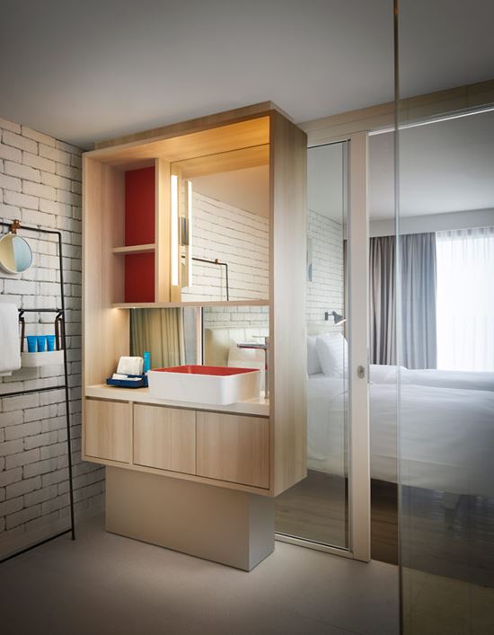 Bathroom in Studio with Balcony - Shama Yen-Akat Bangkok Bathroom in Studio with Balcony - Shama Yen-Akat Bangkok