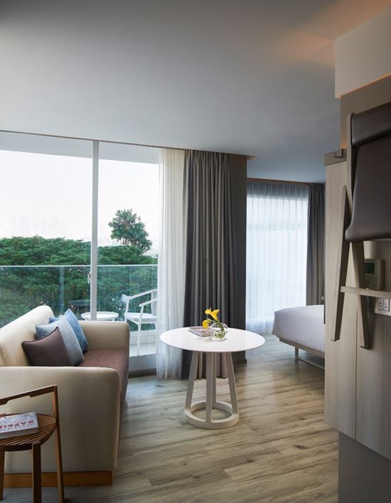 Superior Corner Living Area - Shama Yen-Akat Bangkok