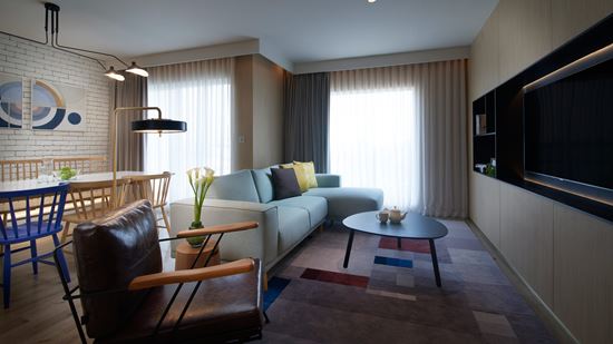 Two Bedroom Suite Living Area and Dining Area - Shama Yen-Akat Bangkok