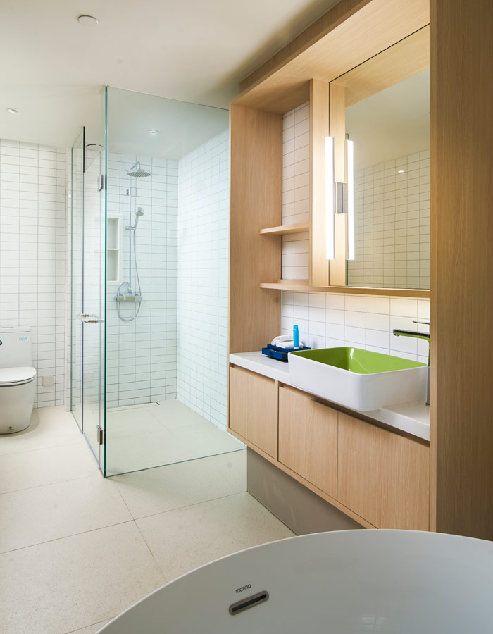 Two Bedroom Suite Master Bathroom - Shama Yen-Akat Bangkok - 曼谷耶纳卡莎玛服务式公寓
