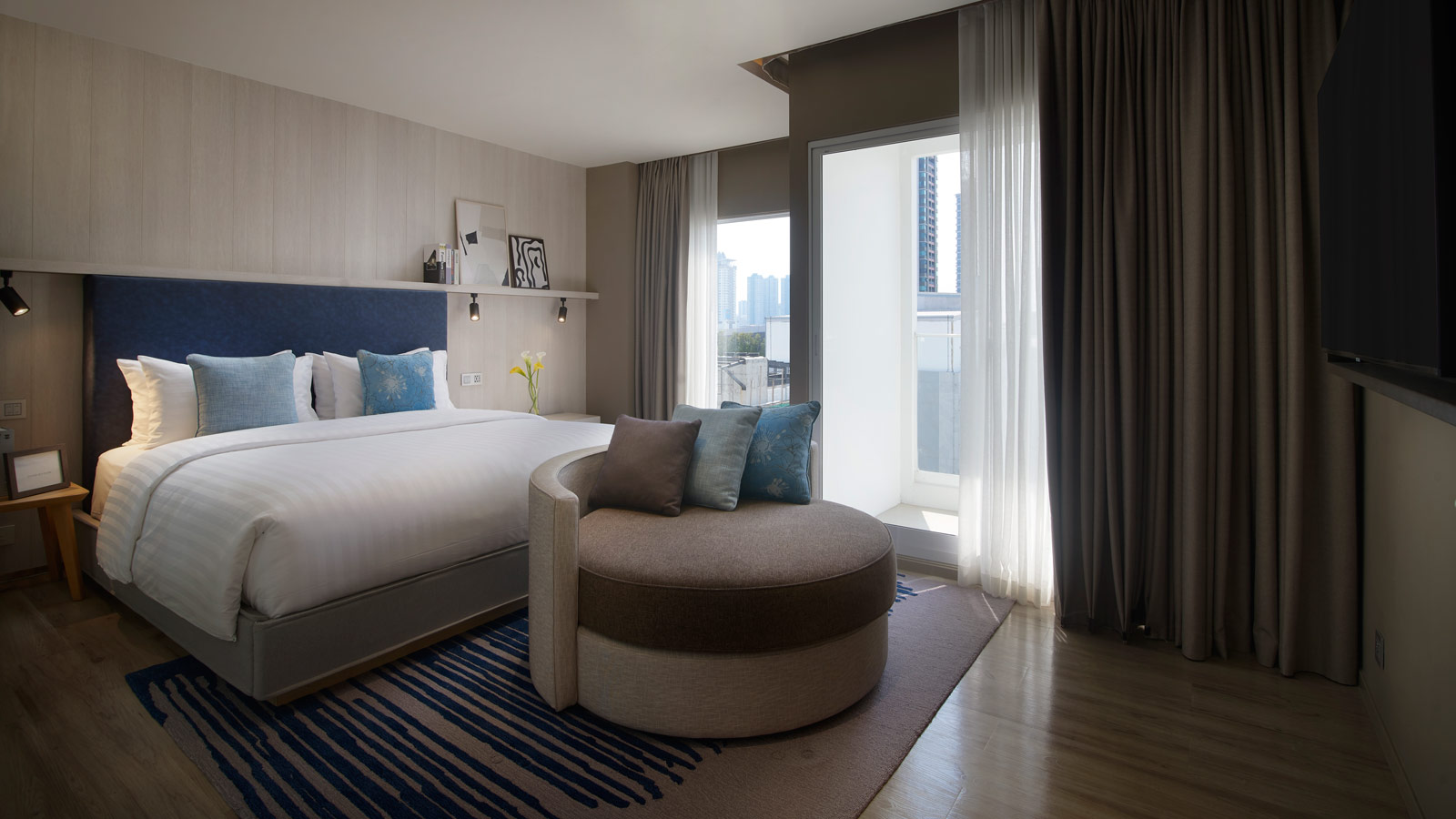 Two Bedroom Suite Second Bedroom - Shama Yen-Akat Bangkok - 曼谷耶納卡莎瑪服務式公寓