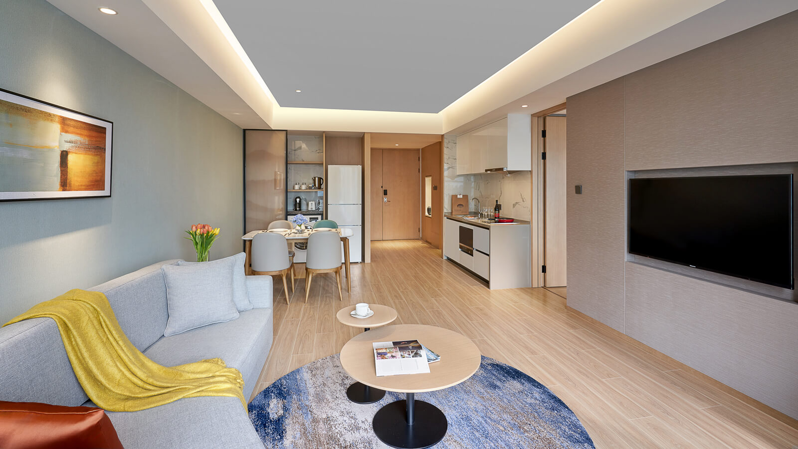 One Bedroom Deluxe Suite - Overview - Shama Serviced Apartments Zijingang Hangzhou