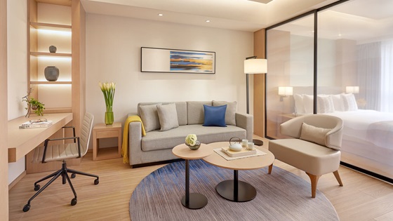 One Bedroom Suite Overview - Shama Serviced Apartments Zijingang Hangzhou
